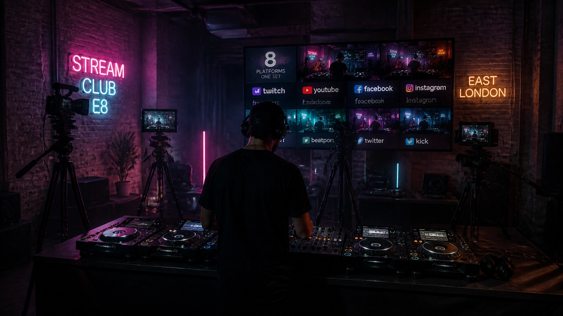 How to Stream One DJ Set to 8 Platforms at Once : Without the Audio Falling Apart